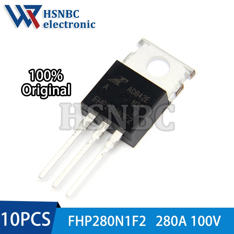 

10PCS FHP280N1F2 280N1F2 FHP280N1F2A TO-220 280A 100V N-channel Power MOSFET Transistor 100% New Original