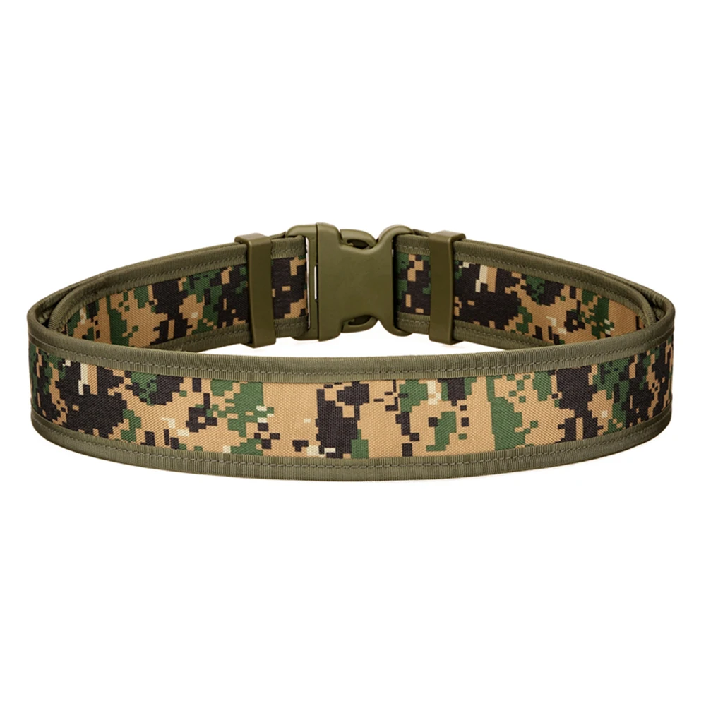 TUSHI Neuer taktischer Gürtel mit Schnellverschluss für Herren, Outdoor-Camouflage-Nylon, breiter Taillengürtel für Bergsteigen, Wandern, Arbeit, Angeln – Detail 29