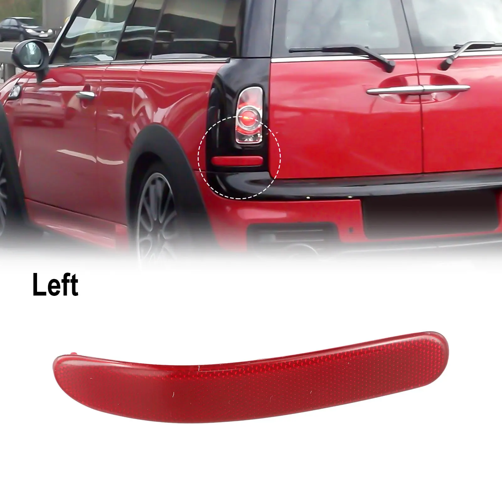 Rear Bumper Reflector LED Tail Brake Lights For Mini For Cooper For Clubman R55 2008-2014 51137340231 51137340232 Car Lights