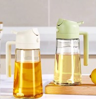 16oz Oil Dispenser Bottle for Kitchen 2 in 1 Olive Oil Dispenser and Oil Sprayer for Cooking, Kitchen, Salad, Barbecue