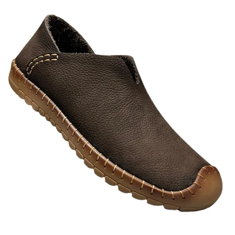 

Men Loafers Shoes Spring Business Casual Mens Shoes Cowhide Men Dress Shoes Designer Shoes Men High Quality Genuine Leather