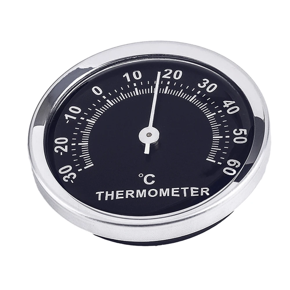 58mm Temperature Gauge Monitor Indoor Outdoor Thermometer Round Analog Temperature  Meter for Home Wall Room Incubator Tank