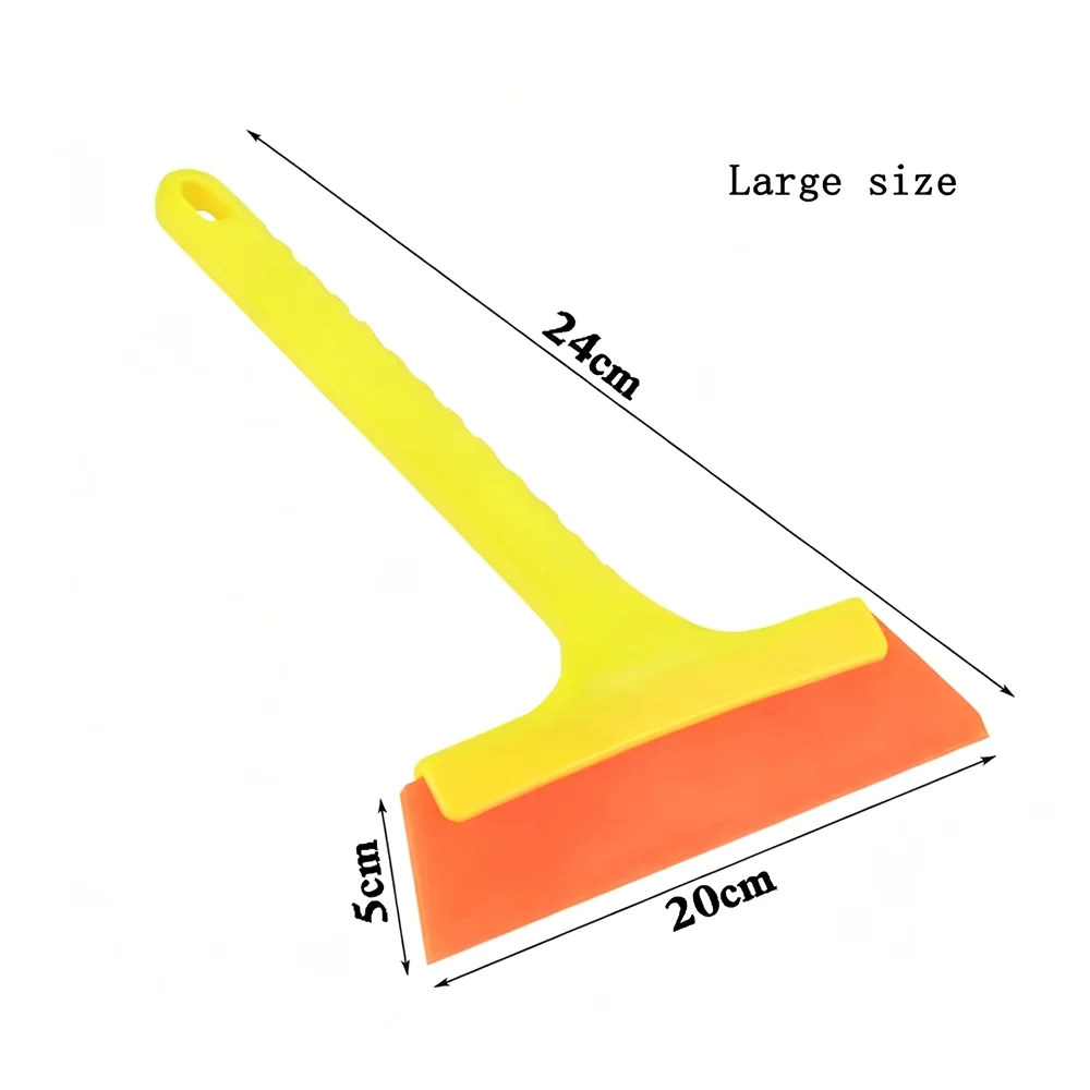 2 Pcs/Lot Long PP & Rubber Handle Car Film Sticking Squeegees for Installing Stickers on Windshield