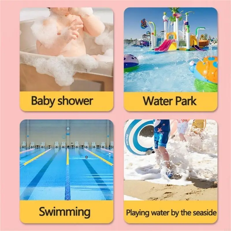 Autocollants pour cache-oreilles pour enfants, 100 pièces, résistante à l'eau pour natation l'heure du bain,