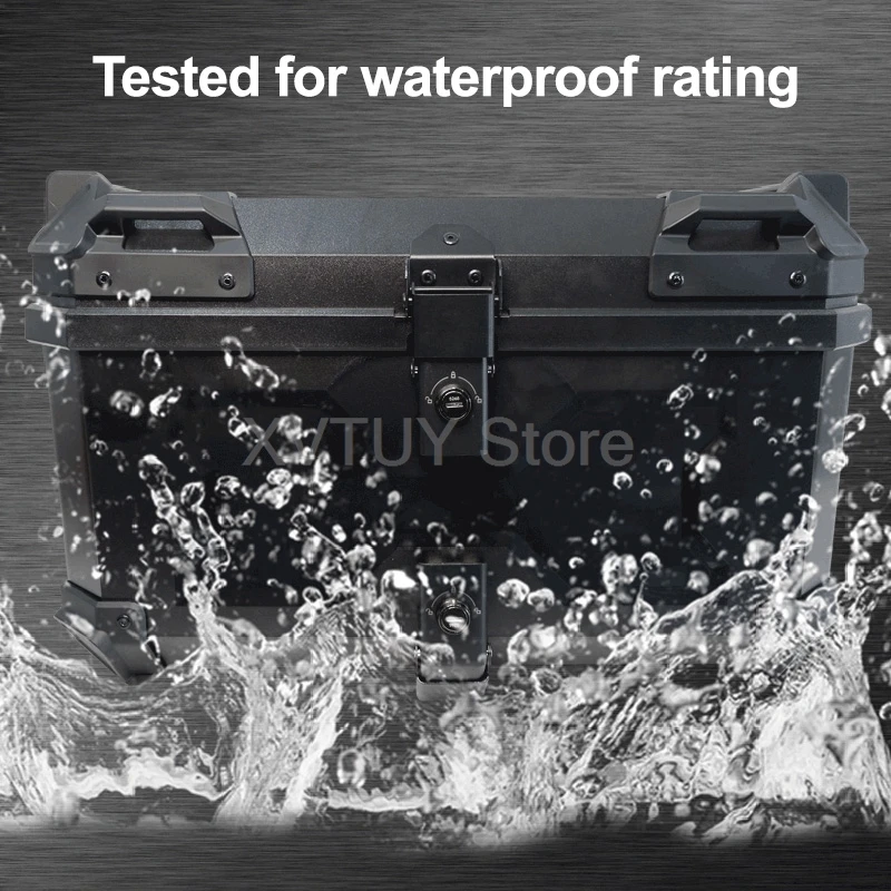 58L مقاوم للماء خوذة حقيبة أمتعة لسيارات BMW العالمي موتو دراجة نارية صندوق جذع علوي الرجال ركوب السفر تخزين الأدوات ABS