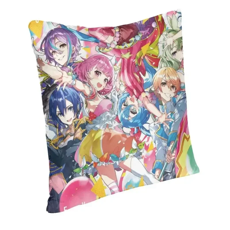 Modern Wonderlands X Showtime Sekai Cushion Cover for Sofa Velvet Otori Emu Pillow Case for Living Room Pillowcase