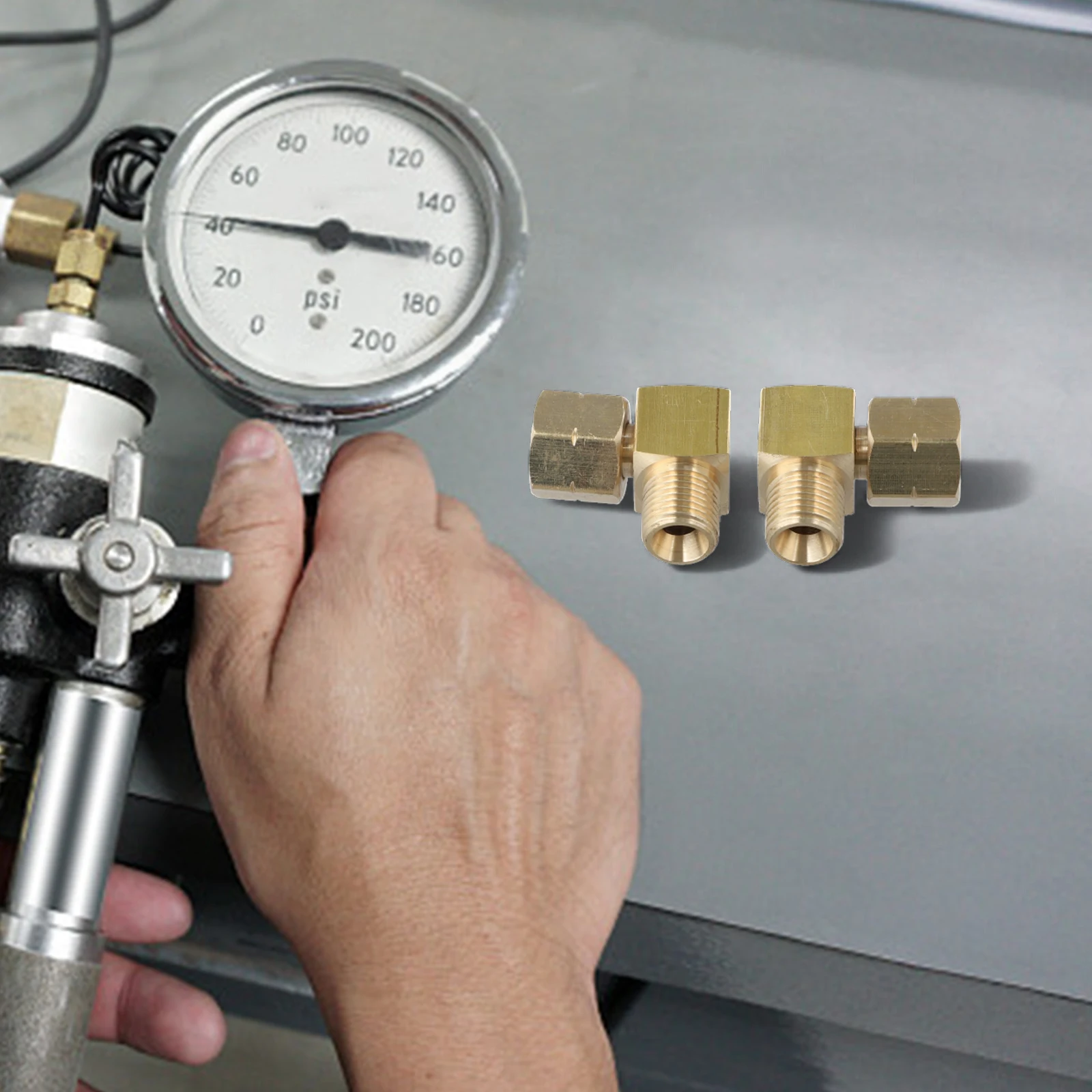 

Угловой соединитель для газовых приборов 90 градусов, 1/4 дюйма, для эффективного потока газа