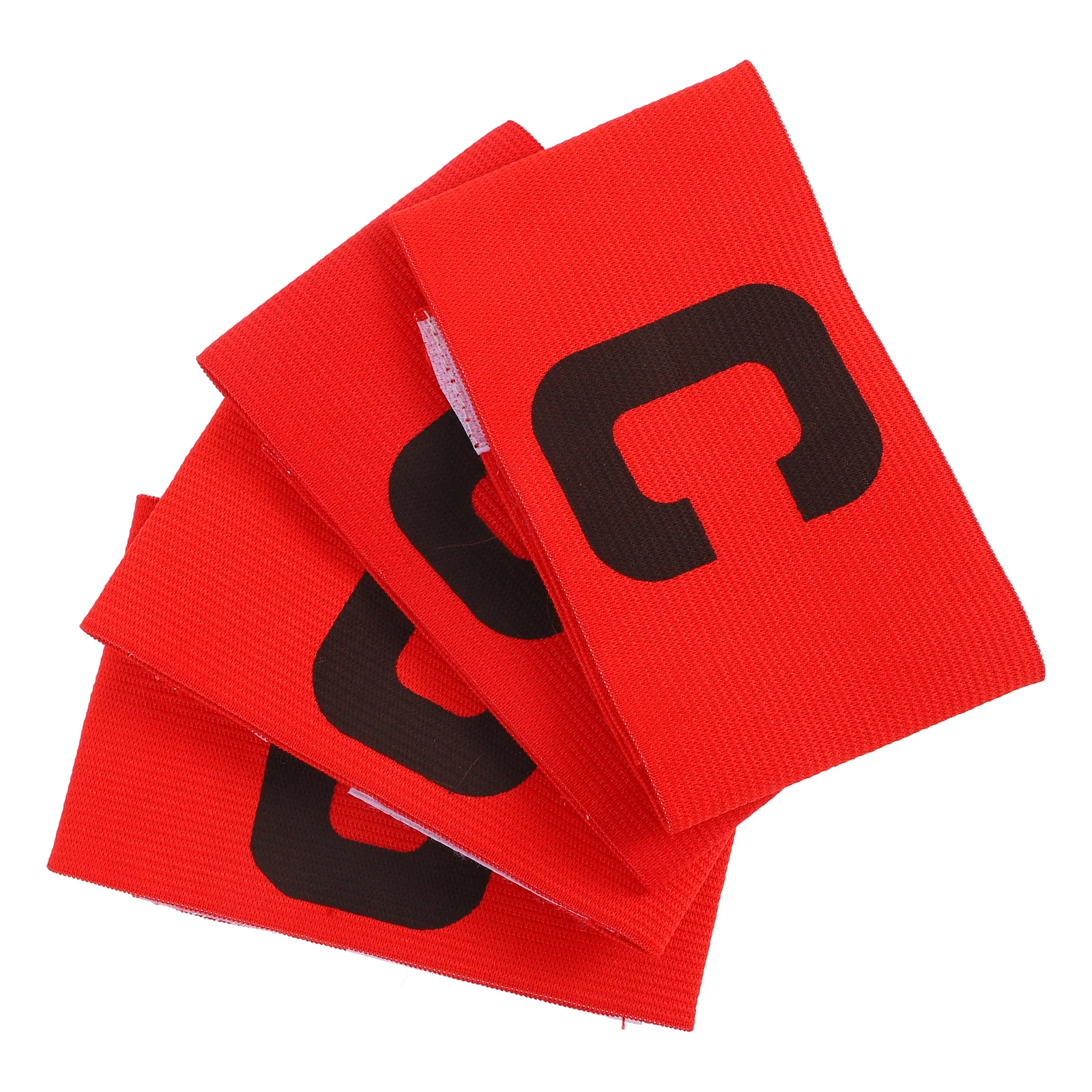 

4Pcs Football Captain Armband Wear resistant Portable Soccer Accessory Non slip Reusable Basketball Baseball Hockey Team Arm