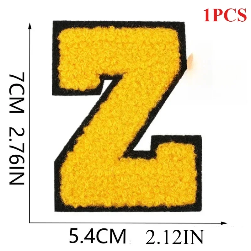 7 cm Engelse letters handdoek borduurwerk patch sticker tas decoratie