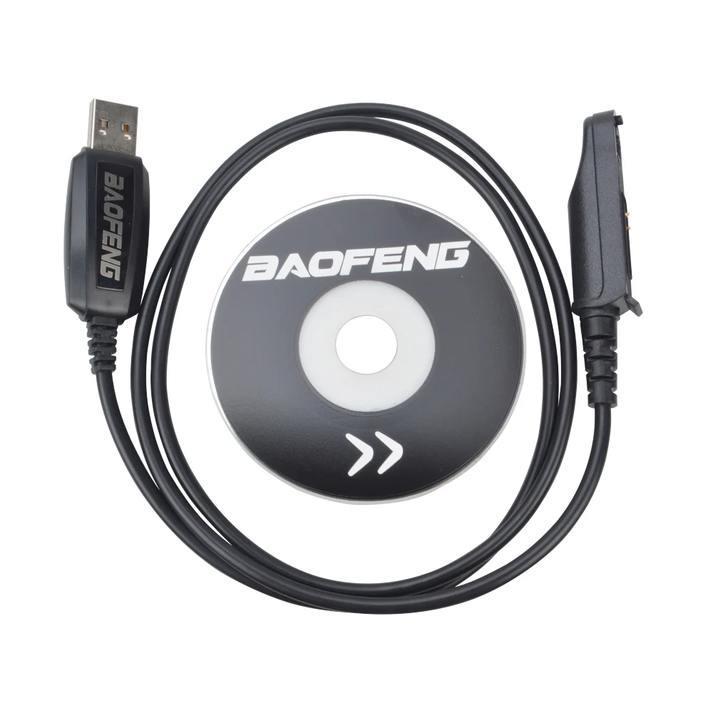 Baofeng Walkie Talkie USB Programming Cable with CD Driver for Radio UV-9R UV-9RPlus UV-9R Plus UV-9R Pro