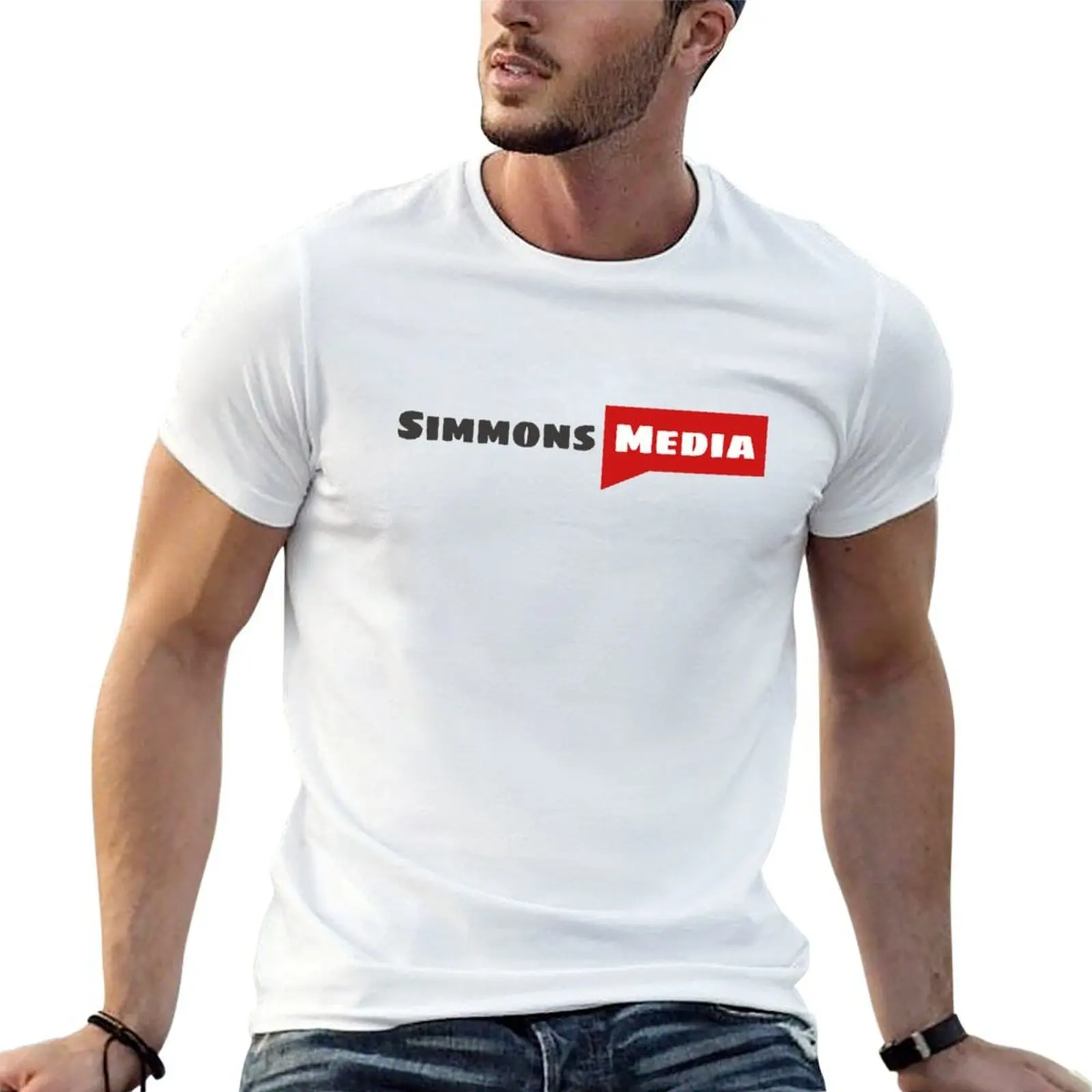 

Simmons Media T-Shirt man t shirts high quality luxury brand t shirt for man man t shirt designer T-shirt