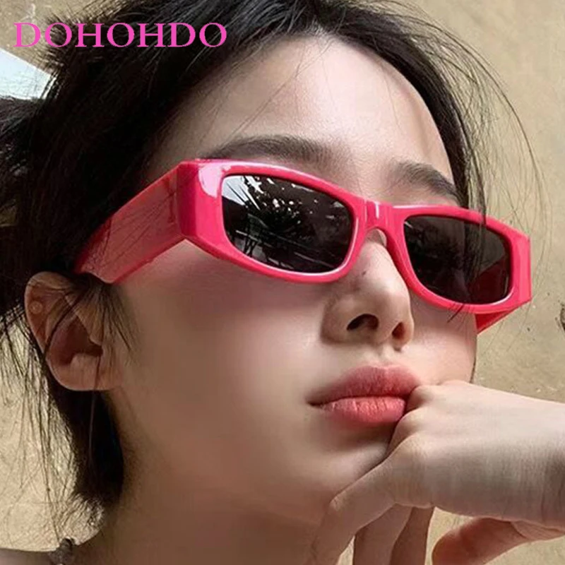 

Vintage Brand Designer Y2K Square Punk Women Sunglasses Fashion Trend Men Shades Outdoor Sports Cycling Eyeglasses Lentes UV400
