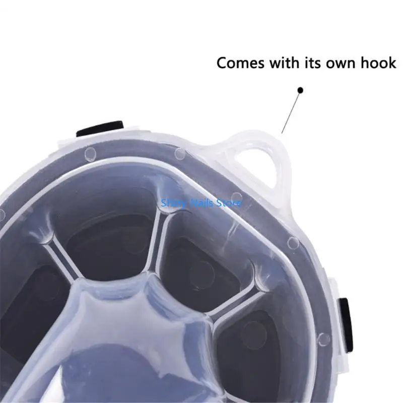 وعاء نقع الأظافر الاحترافي من الأكريليك مزيل الأظافر، مزيل مسحوق الغمس، مزيل طلاء الجل