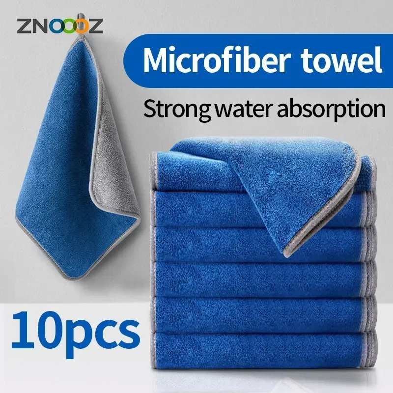 High-end Microfiber Auto Wash Towel Car Cleaning Drying Cloth Hemming Car Care Cloth Detailing Car Wash Towel  Car Detailing