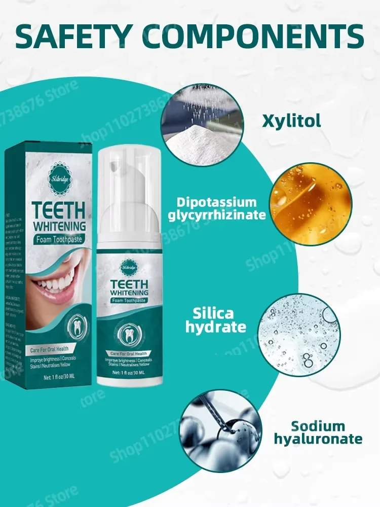 Limpieza de dientes tiene un efecto blanqueador, que es eficaz para manchas profundas, producto para el cuidado del blanqueamiento dental, regalos saludables