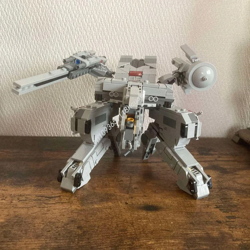 582PCS MOC Star Battle Metal Gear Rex GAMES Model Building Blocks Stacking Bricks Creative Toys Kid Gift Diy Educational