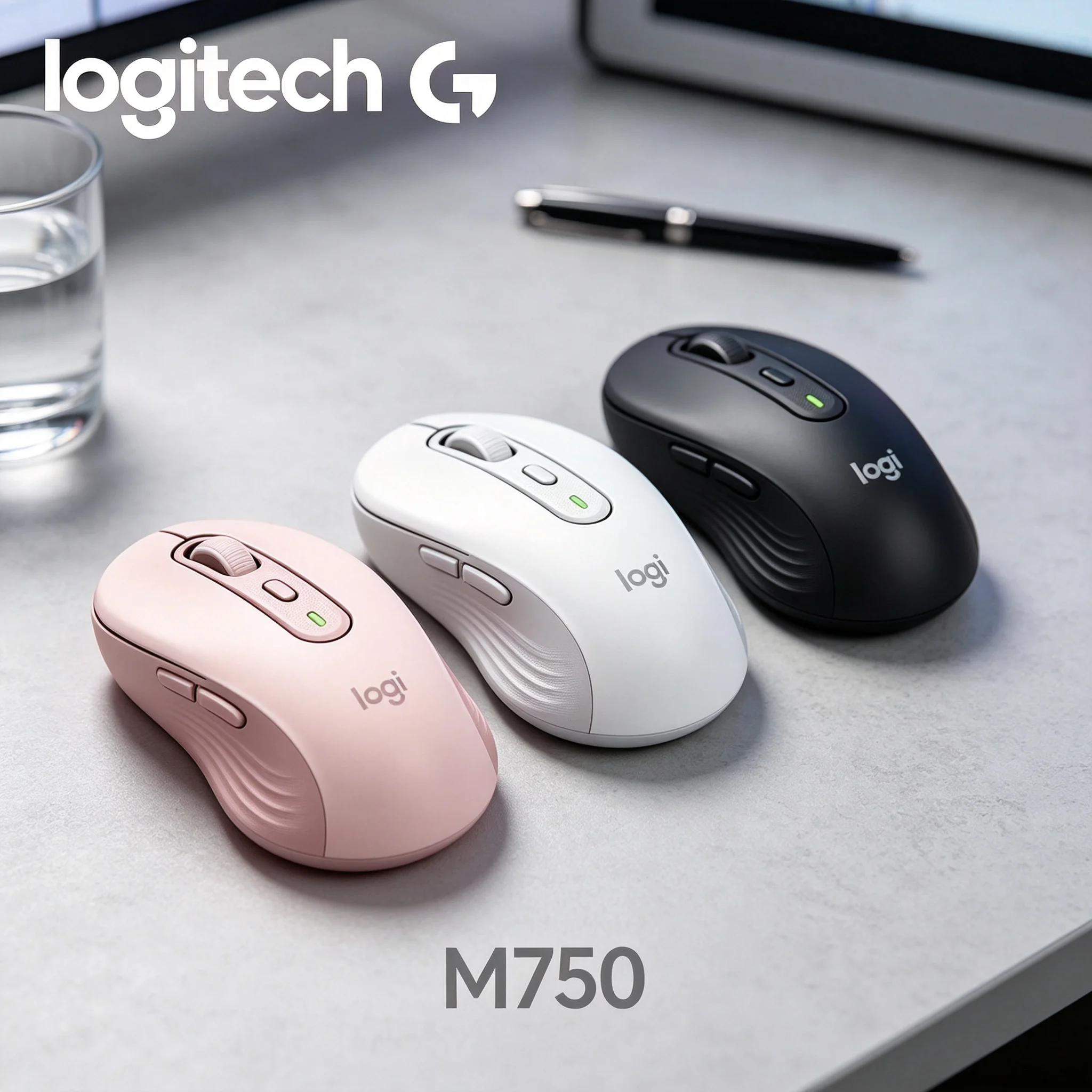 Logitech M750 Multi‑Function Wireless Mouse All‑Round Peripheral For CS Game Enthusiast And Contract Document Specialist