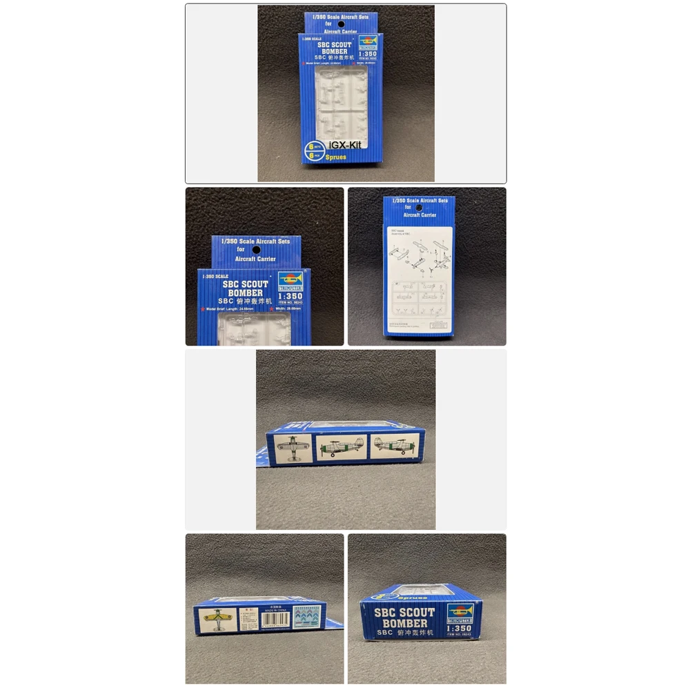 

Набор для сборки пластиковой модели самолета-истребителя SBC (Скэтчбомбер) ВВС США Trumpeter 06243 в масштабе 1/350 для авианосцев