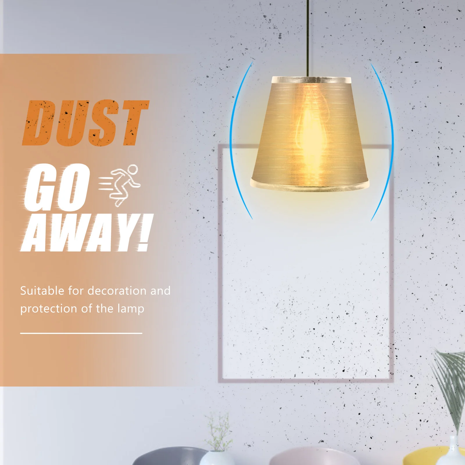 

Тканевый абажур с нежной текстурой, мягкий свет, простой дизайн для спальни, гостиной, офиса, ретро-стиль, абажур для барабана E14