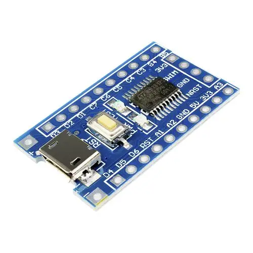 STM8S103F3P6 Entwicklungsboard LED-Anzeige Micro-USB 5V/3.3V STM8S STM8 Minimales Systemkernmodul für Arduino – Detail 3