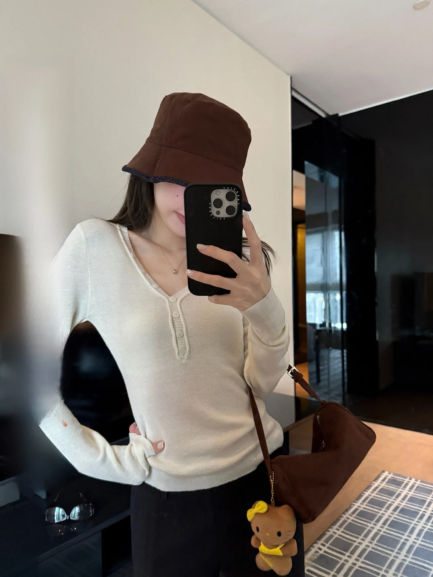 

NingSi, женский облегающий длинный свек, вязаный повседневный топ с открытым воротником, базовый слой, топ с v-образным вырезом, внутренняя одежда, осенняя мода