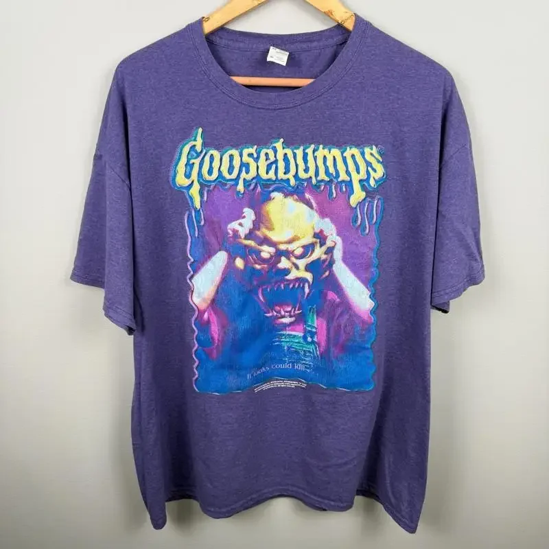 Goosebumps Haunted Mask Purple  T shirt Size XL RL Stine