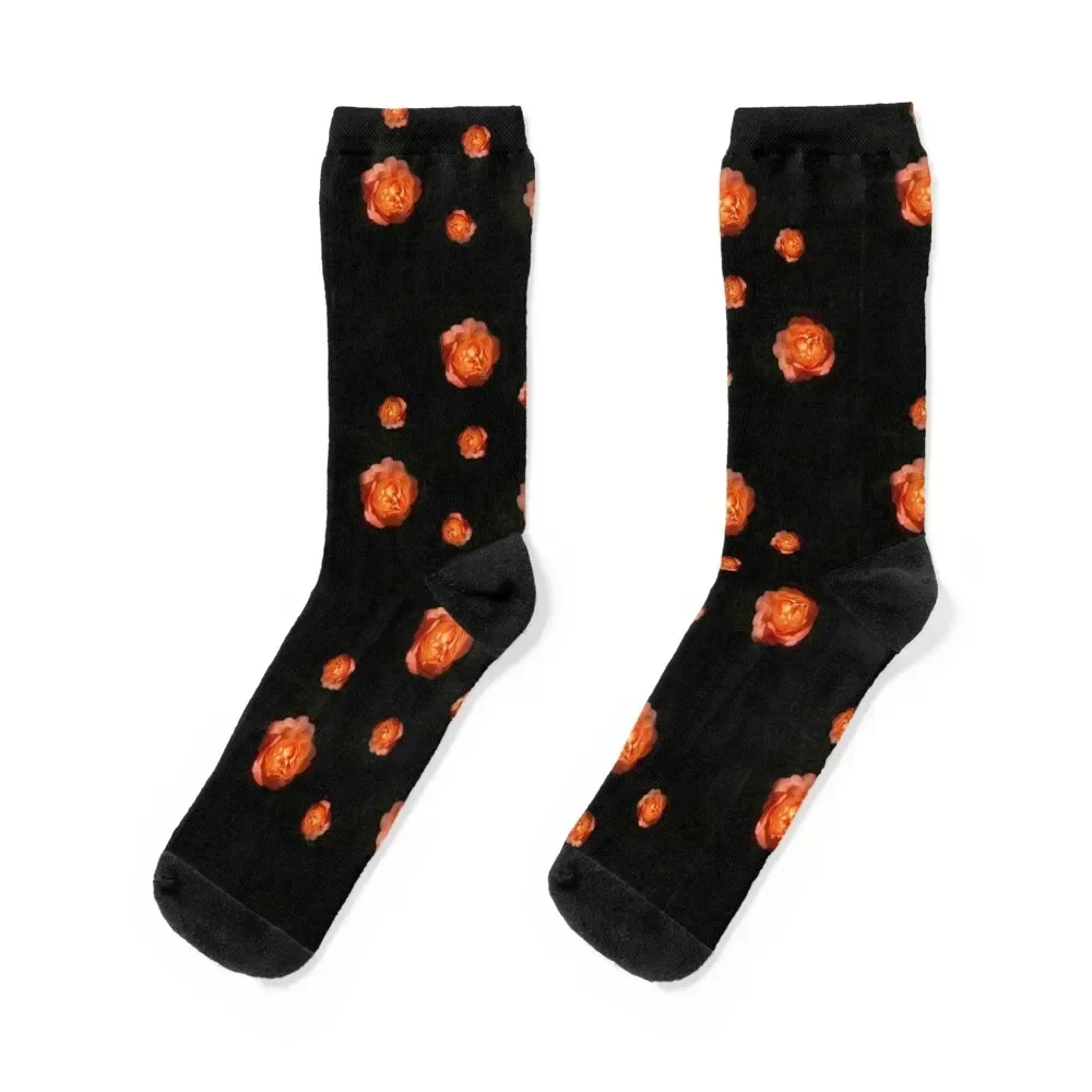 God is good - RoseOrange Socks basketball christmas gift Men's Socks Women's