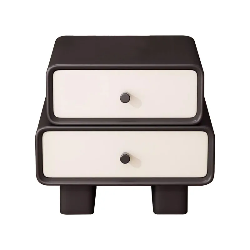 Simple modern solid wood bedside table Internet celebrity storage cabinet complete storage cabinet