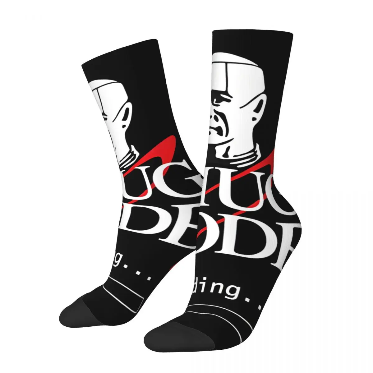 Hip Hop Retro Smug Mode Smeg Head Red Dwarf Kryten Crazy Men's compression Socks Unisex Red Dwarf Street Style Pattern Printed