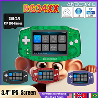 Anbernic RG34XX Handheld Game Players 3.4'' IPS Linux Portable Video Game Console Portable Rerto Games RG 34XX 256G PSP Games