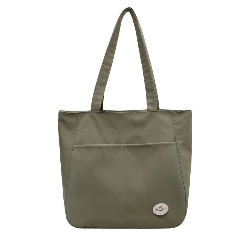 Borsa a tracolla in tela di grande capacità nuova borsa coreana Casual All-match Tote Shopping Bag per il tempo libero borse da viaggio giornaliere per le donne