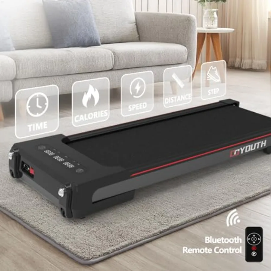 2.25HP Walking Pad, Quiet Under Desk Treadmill for Office, 300 LBS