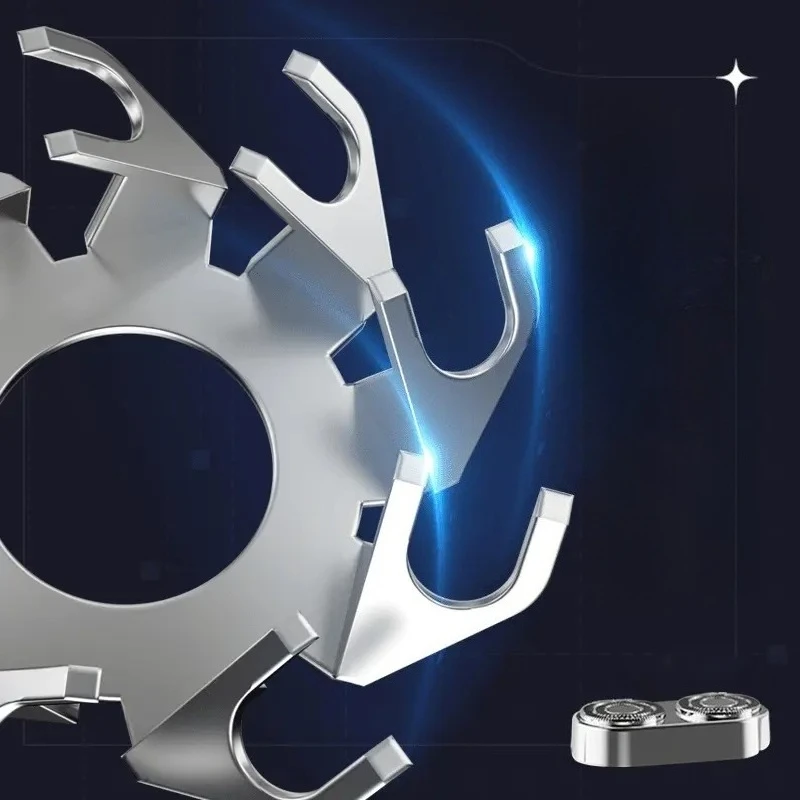 ماكينة حلاقة كهربائية جديدة مزدوجة الشفرات من كونكا للرجال عالية الطاقة مع شاشة رقمية وعمر بطارية طويل ماكينة حلاقة محمولة مثالية للسفر