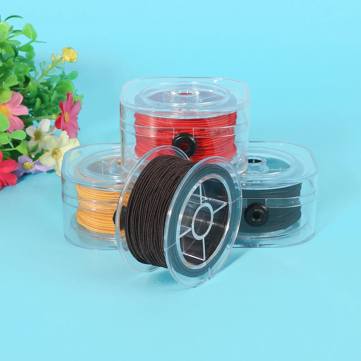 Stretch Magic Cord Elastic String for Jewelry Making Beading Thread High Elasticity Nylon Craft String for Bracelets Necklaces