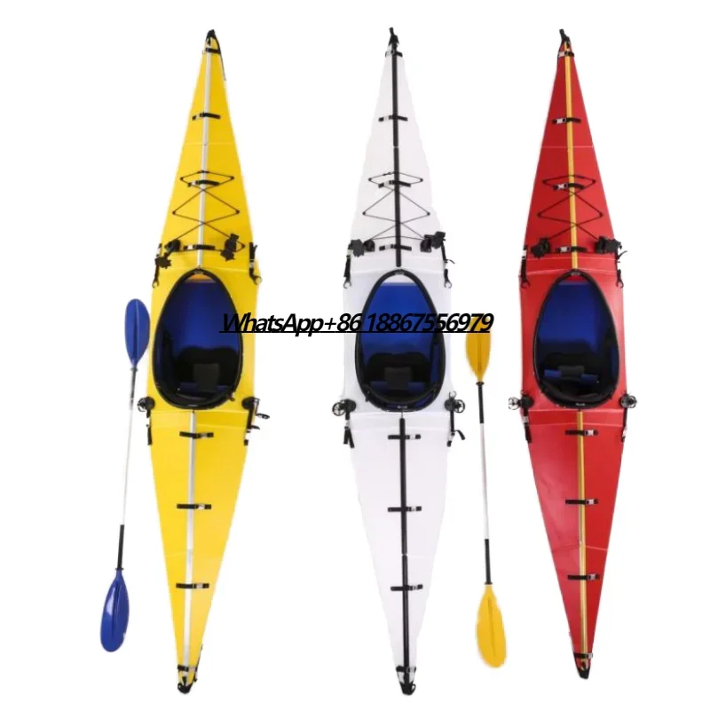 

Convenient Portable Folding Kayak Canoe Newly Designed for Easy Carrying of Water Sports Equipment