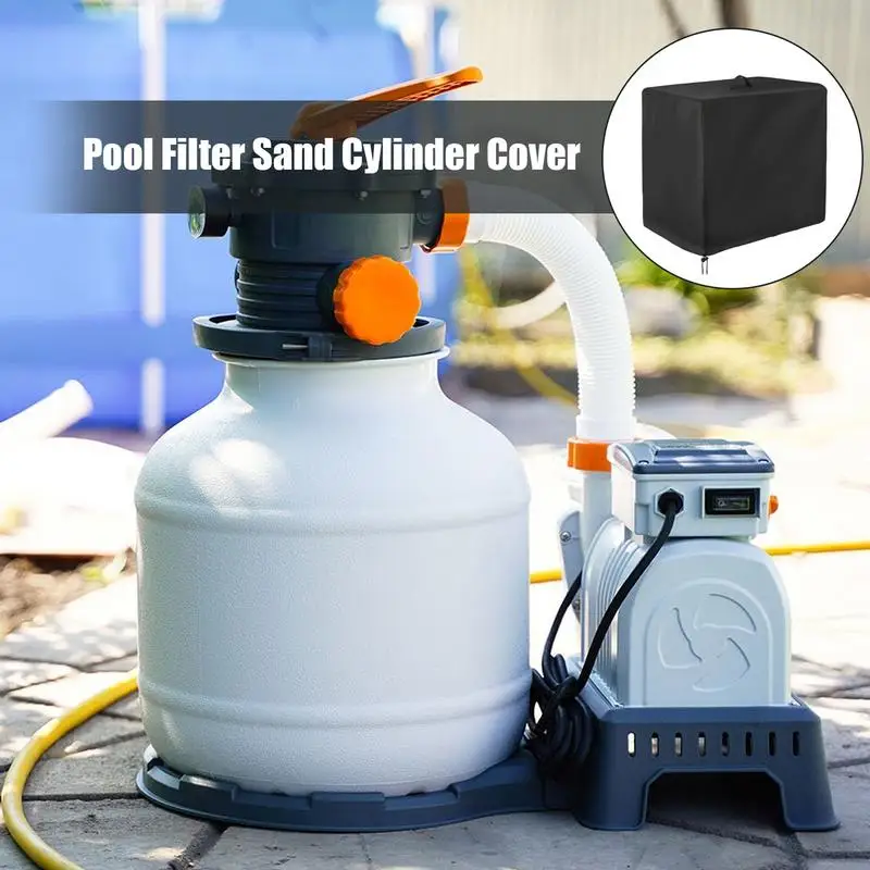 Pool Pump Cover Sand Filter System Covers 420D Oxford Full Tarpaulin Outdoor Swimming Pools Equipment Accessories Durable