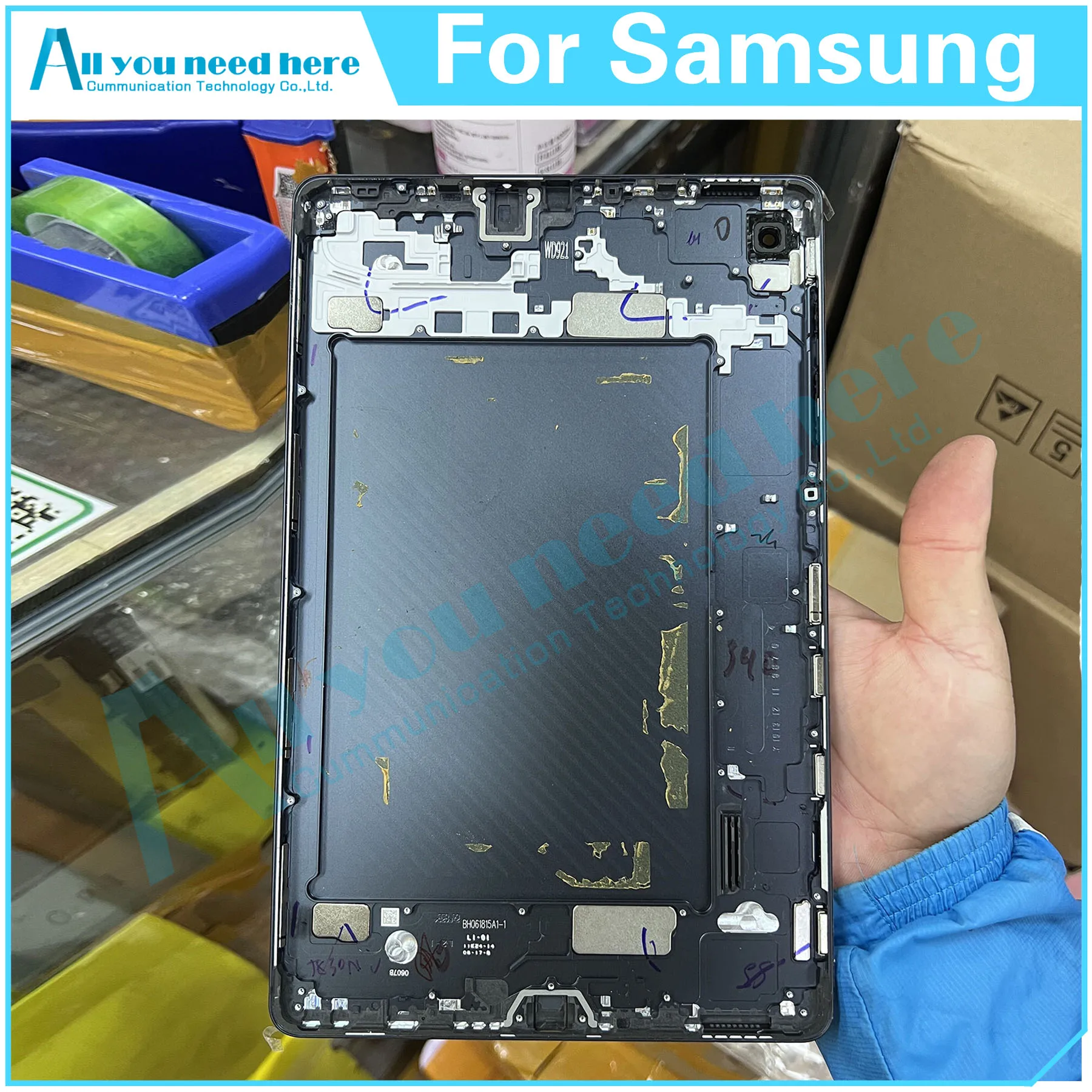 For Samsung Galaxy Tab S6 Lite 10.4 SM-P610 SM-P615 P610 P615 Battery Back Cover Rear Case Cover Rear Lid Housing Door Repair