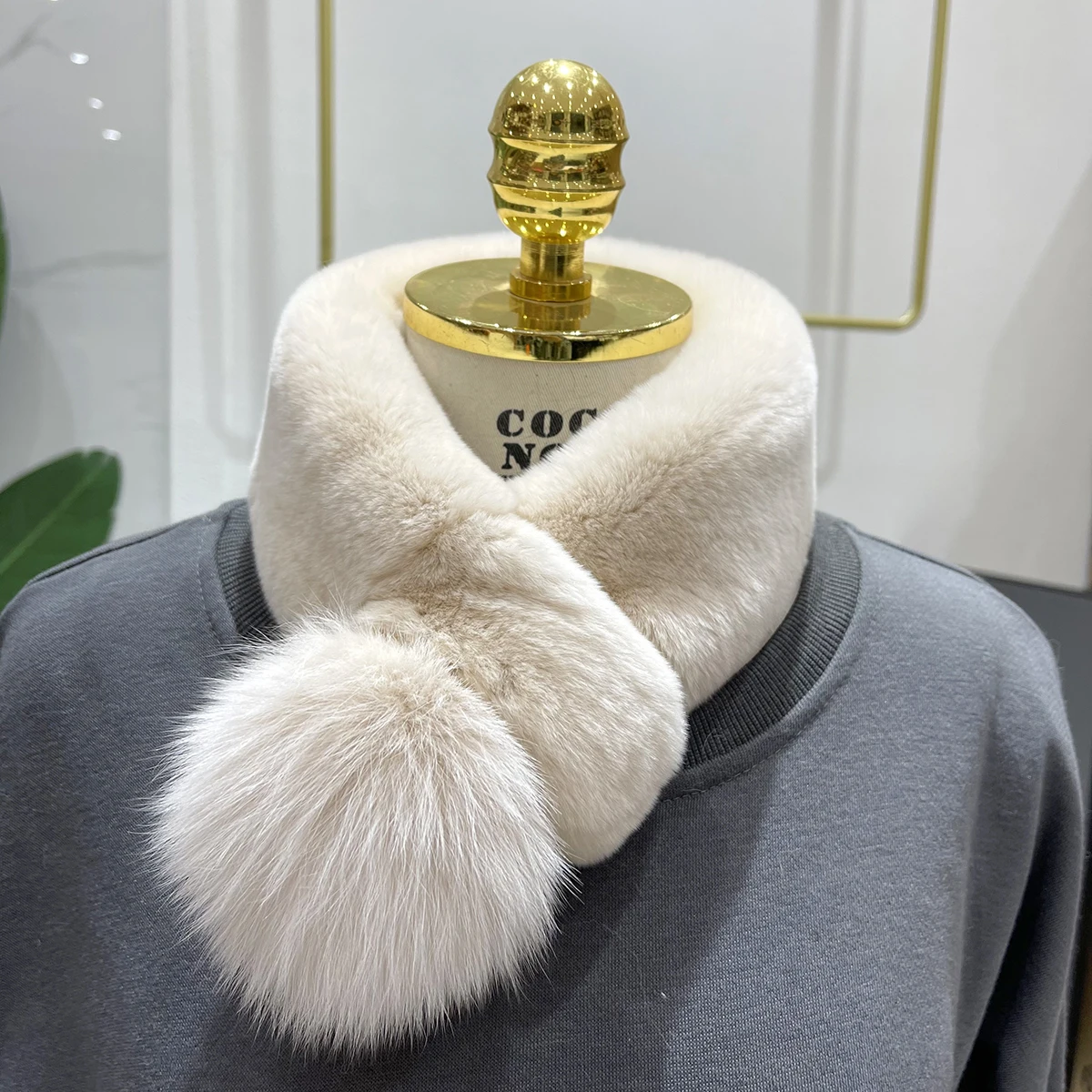 women-real-rex-rabbit-fur-scarf-winter-luxury-thicken-warm-neck-warmer-female-wraps-with-big-pompom