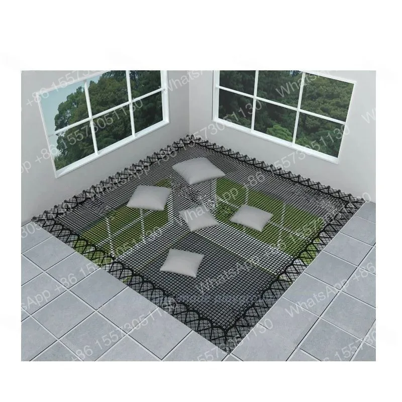 indoor and outdoor suspended DIY loft net bed hammock floor hammock for children and adults