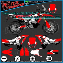 Graphic Kit for  2017 2018 2019 2020 2021 CRF250 CRF300 RALLY Motorcycle Decal Stickers