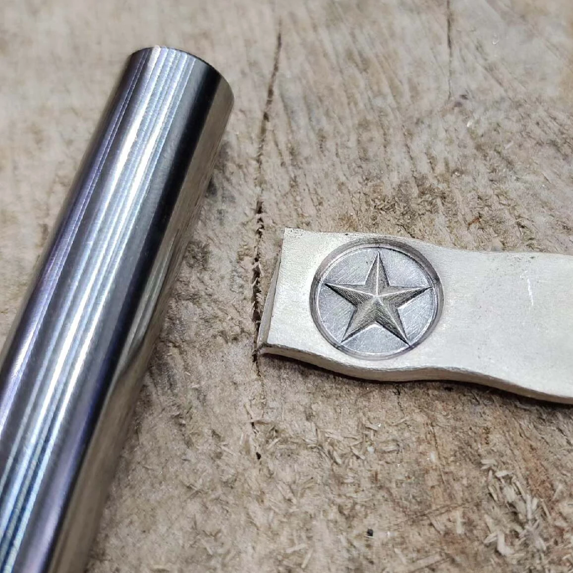

3D Star Design Logo Jewelry Stamps Metal Stamping Marking Punch Metal Stamps Silver Gold Pressing DIY Puncher