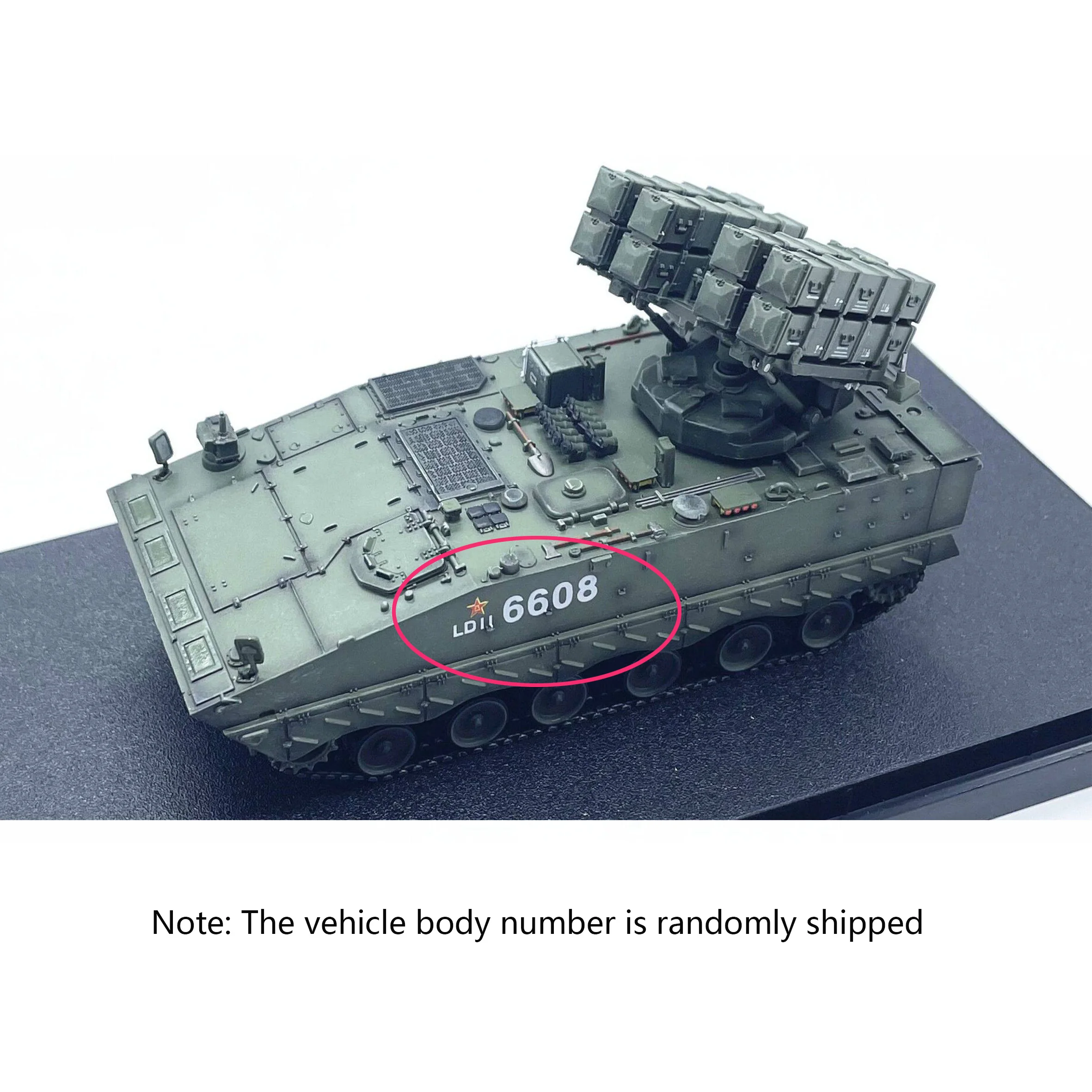 1: 72 UNS China HJ-10 Launch Vehicle Model (Random Vehicle Number) Static Finished Product Model