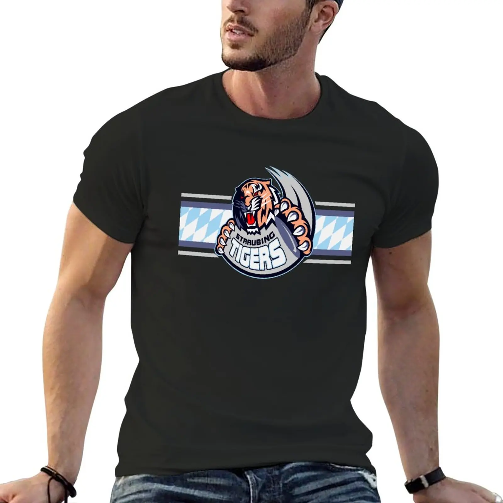 New Straubing Tigers T-Shirt new edition t shirt anime slim fit t shirts for men