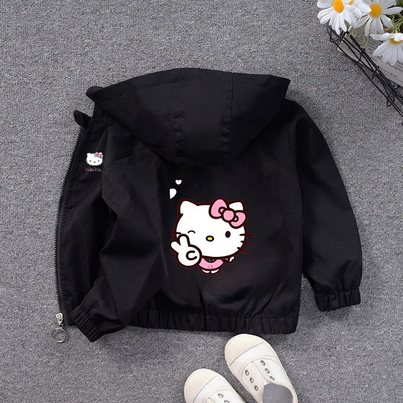 Kinder-Freizeitjacke mit Reißverschluss, Windbreaker für Frühling und Herbst, bequeme Passform für Kinder. – Detail 4