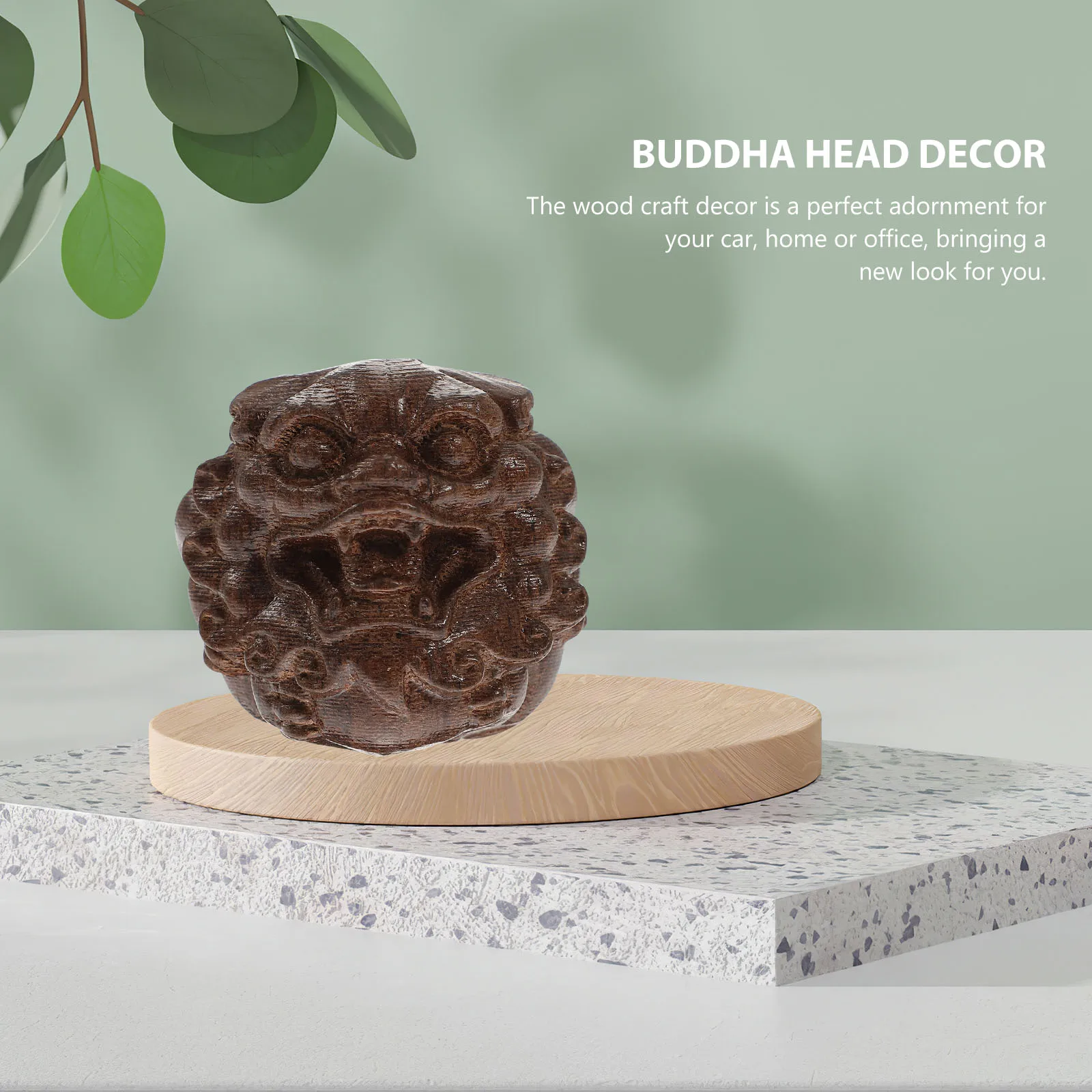 

1pcs Pixiu held Wooden Carving 45mm Size Wealth Decoration Home Office Furniture Durability Craft Wood Decor Beads