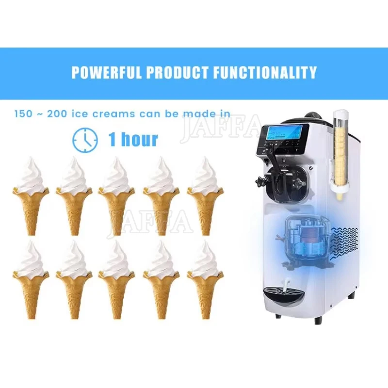 Including Tariffs Ice Cream Machine Automatically Produces 1 Flavor Of Yogurt Ice cream For Making Soft Ice Cream Cones