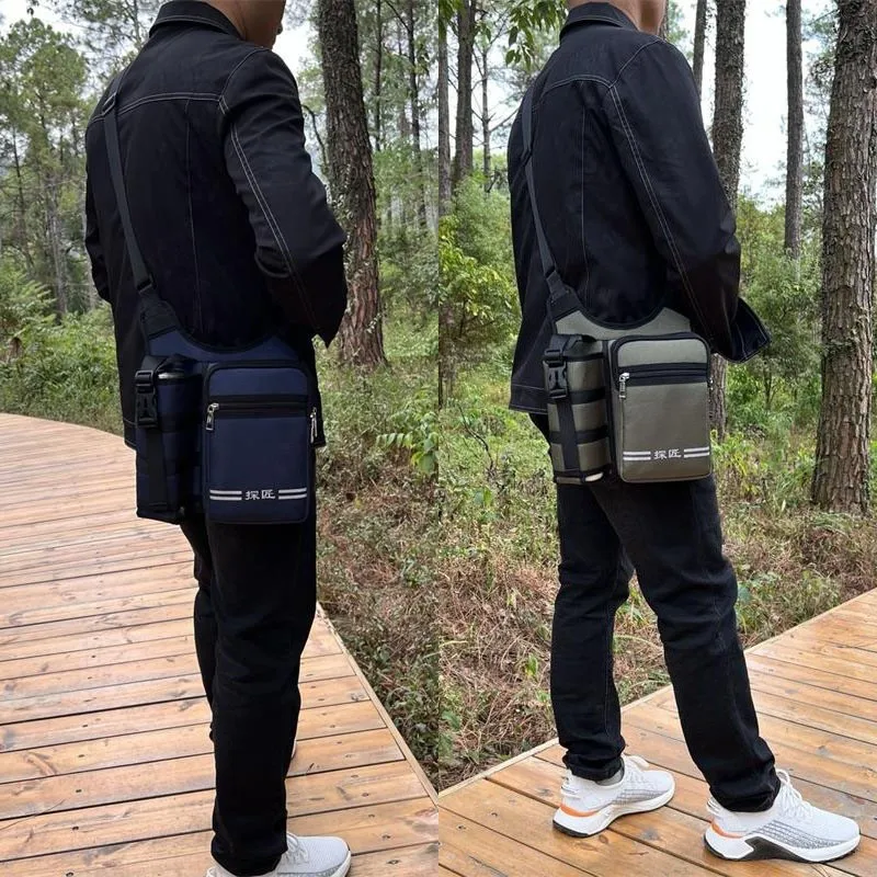 

Водонепроницаемая и износостойкая мужская сумка через плечо из ткани Оксфорд, дорожная сумка на одно плечо с замком для бутылки с водой