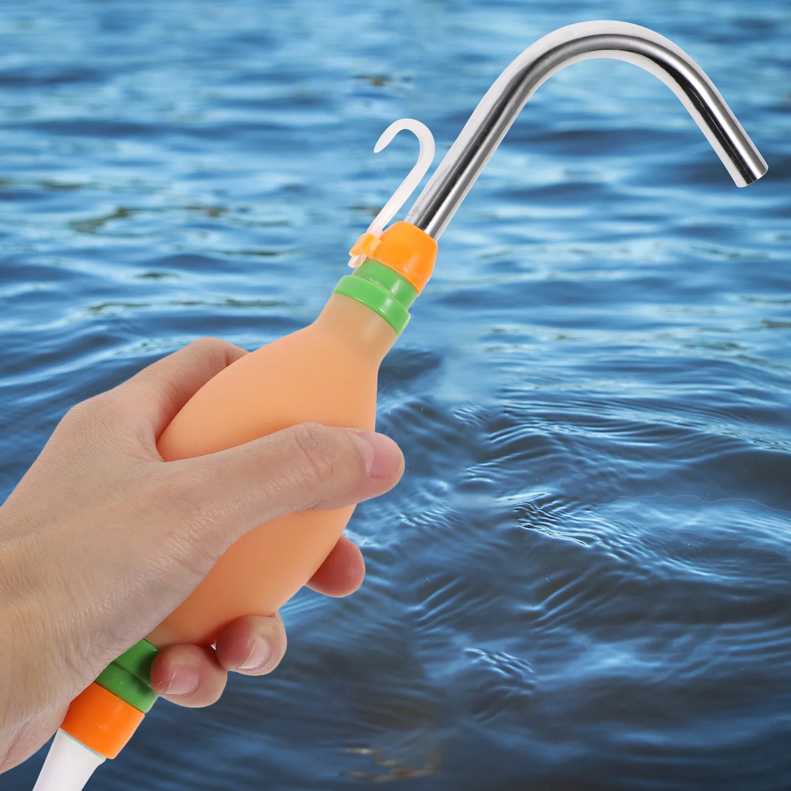 

Набор для забора воды при рыбалке: ручной насос, прочный водозаборник с винтовым соединением, высокоплотный фильтр из нержавеющей стали