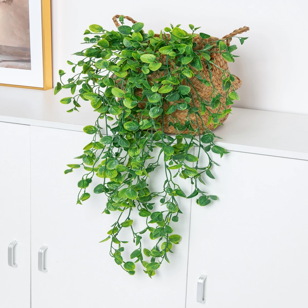 

Artificial ivy Plants Plastic Leaf Wedding New Year Christmas for Home Balcony Garden Office desk Decoration supplies Hot sales