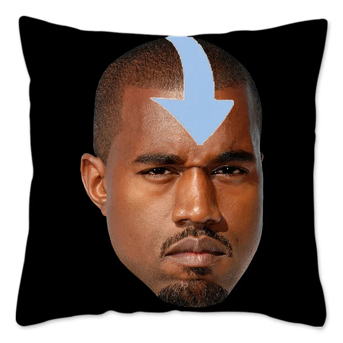 Funny Kanye West Meme Cushion Cover 50x50 cm Soft Cute Throw Pillow Case for Car Sofa Pillowcase Polyester With Zipper